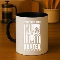 Legendary Deer Hunter Hunting Apparel Graphic Coffee Mug thumb 4