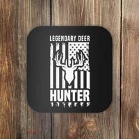 Legendary Deer Hunter Hunting Apparel Graphic Coaster thumb 0