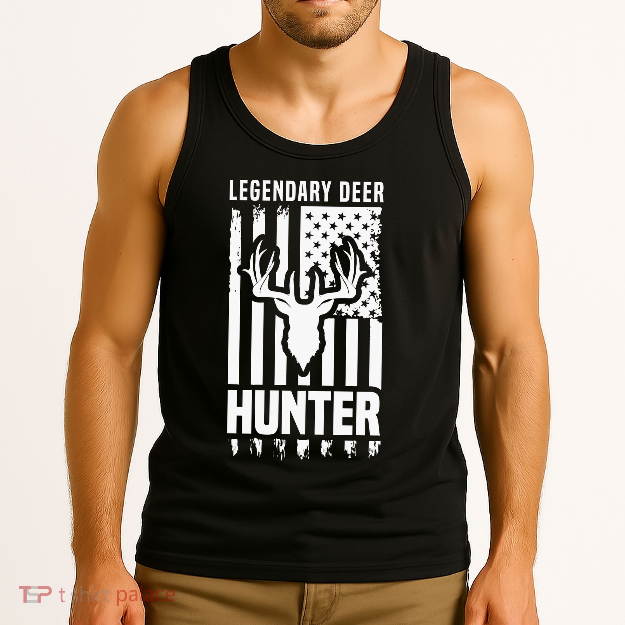 Legendary Deer Hunter Hunting Apparel Graphic Tank Top