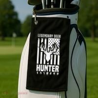 Legendary Deer Hunter Hunting Apparel Graphic Golf Towel thumb 2