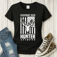 Legendary Deer Hunter Hunting Apparel Graphic Women's T-Shirt thumb 3