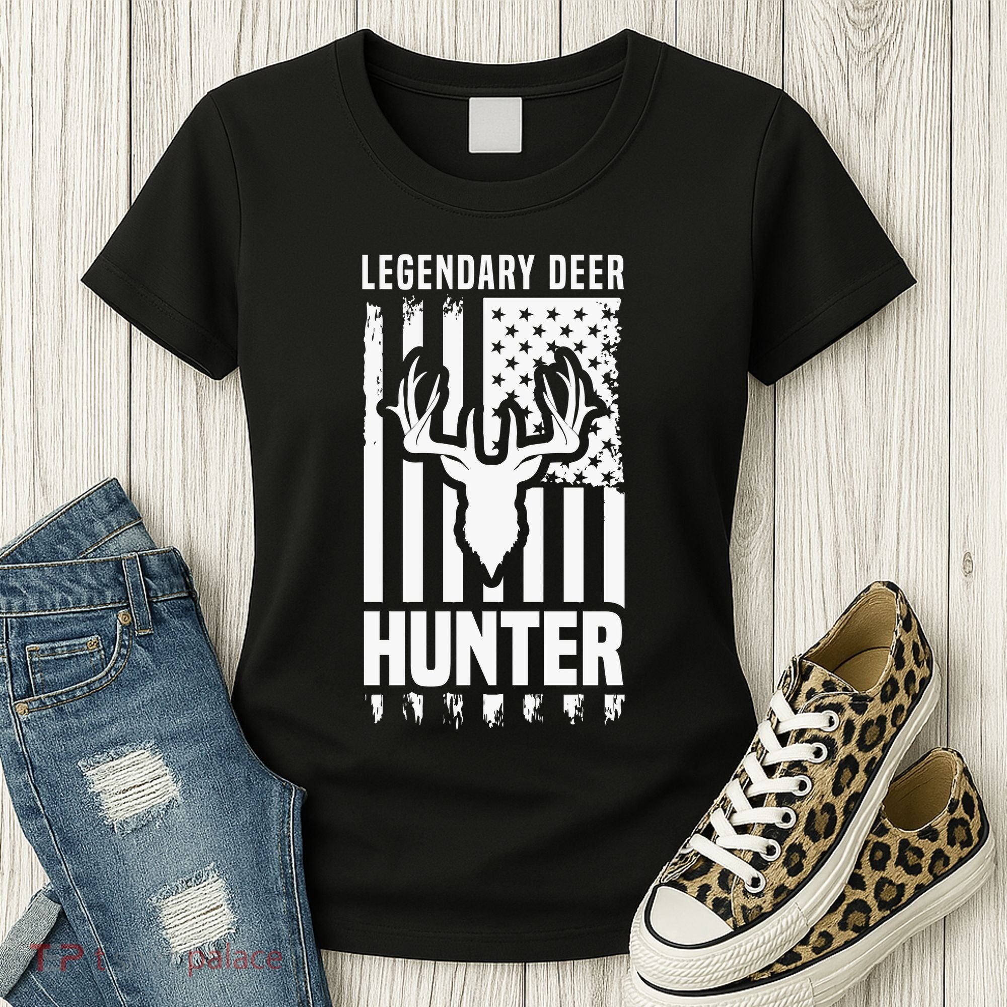 Legendary Deer Hunter Hunting Apparel Graphic Women's T-Shirt