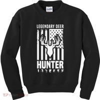 Legendary Deer Hunter Hunting Apparel Graphic Kids Sweatshirt thumb 0
