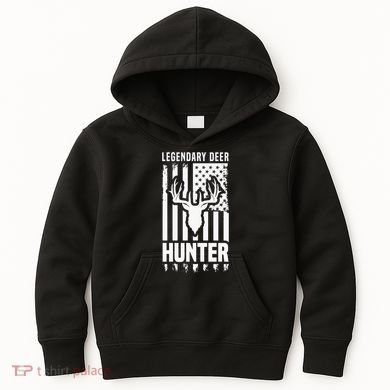 Legendary Deer Hunter Hunting Apparel Graphic Kids Hoodie