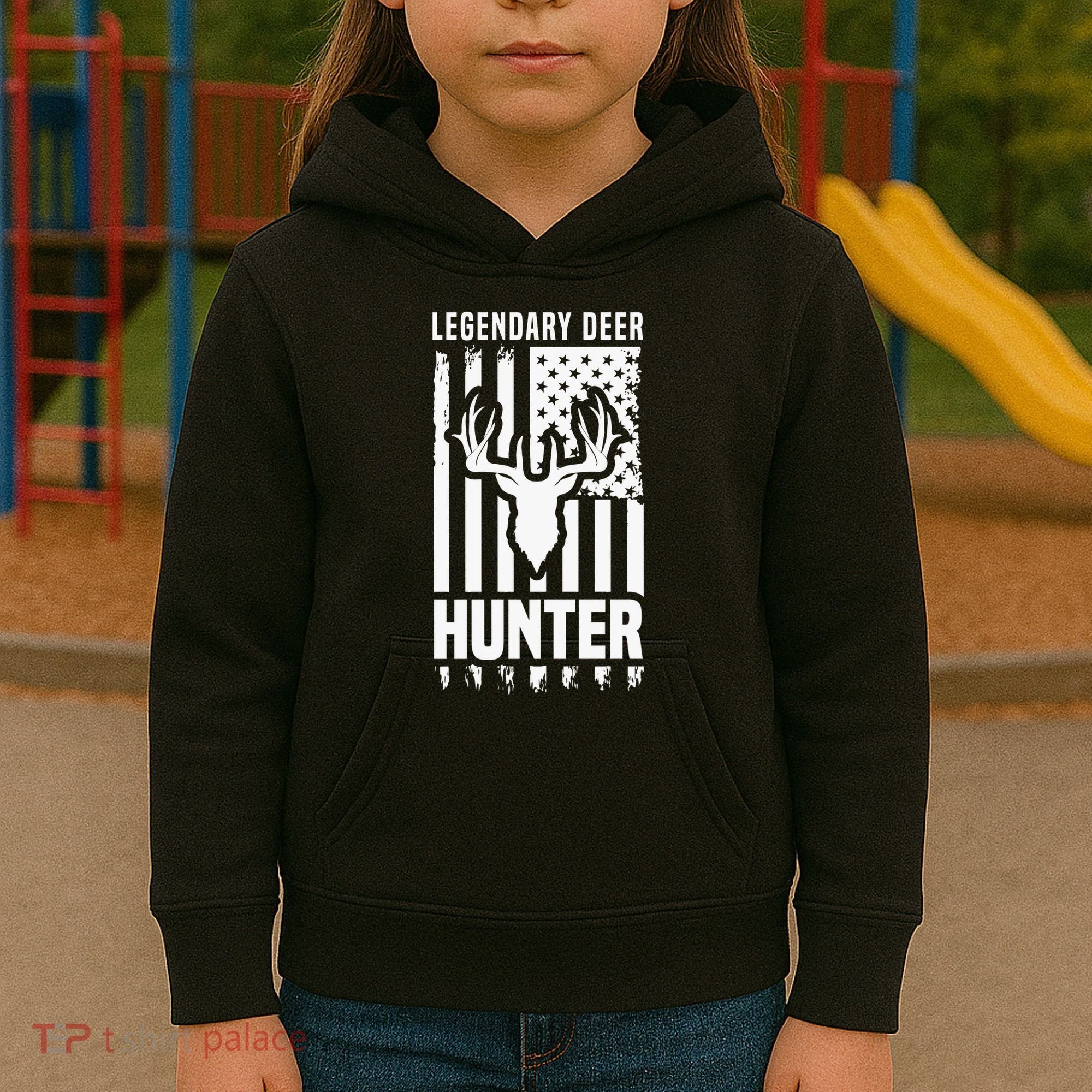 Legendary Deer Hunter Hunting Apparel Graphic Kids Hoodie