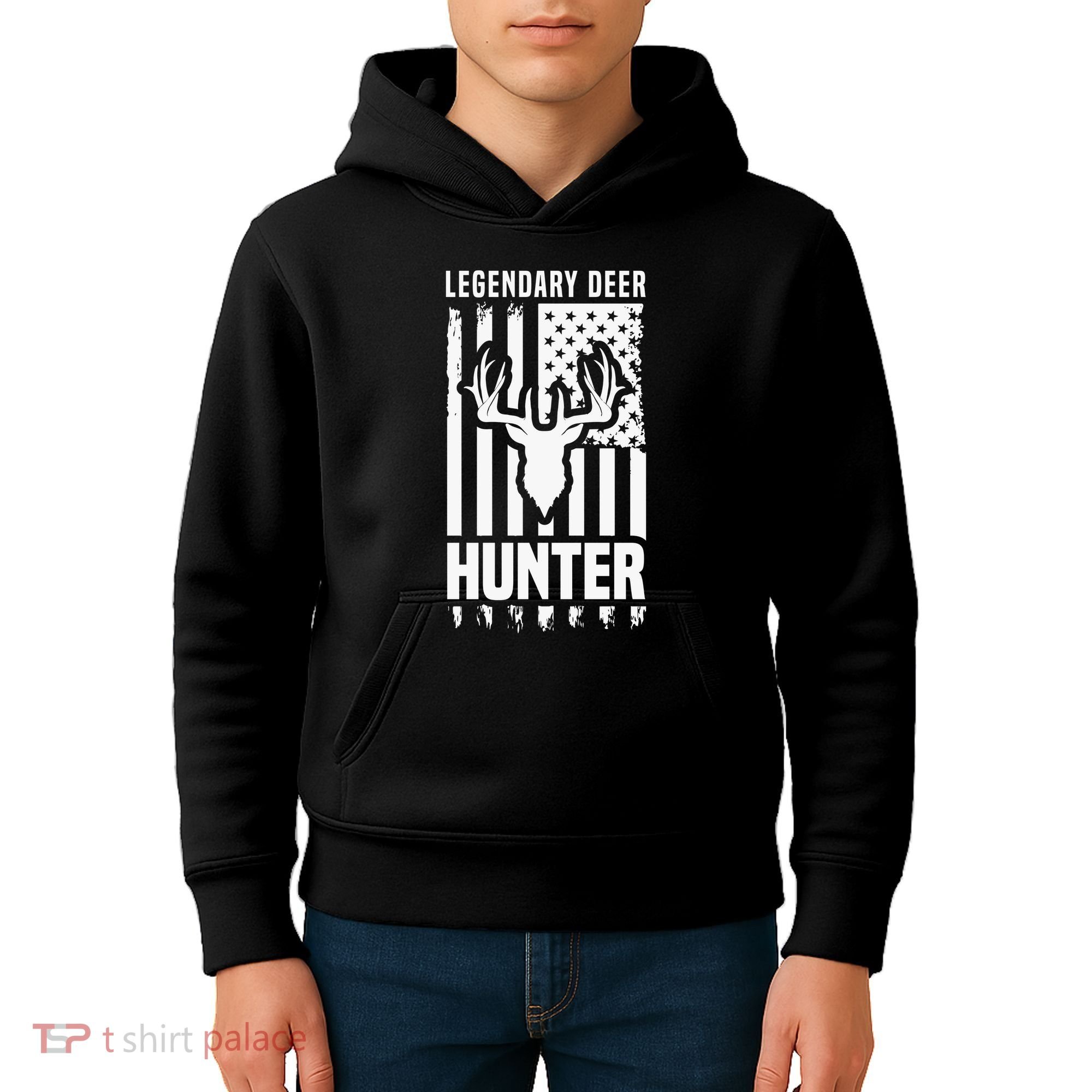 Legendary Deer Hunter Hunting Apparel Graphic Kids Hoodie