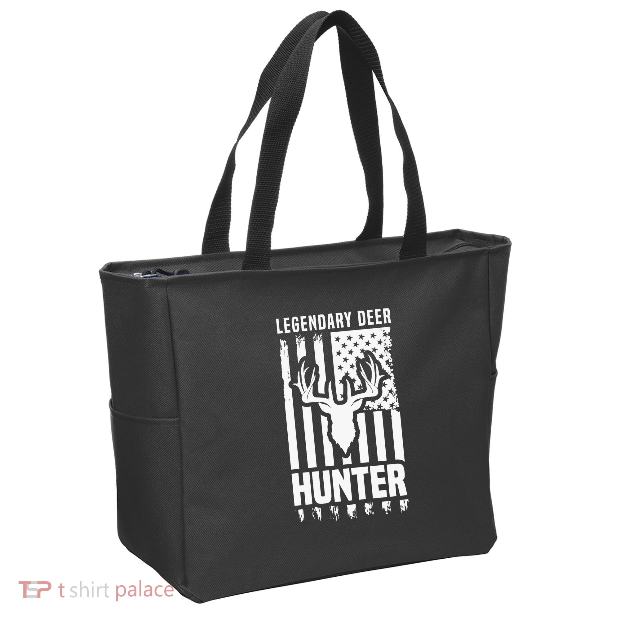Legendary Deer Hunter Hunting Apparel Graphic Tote Bag