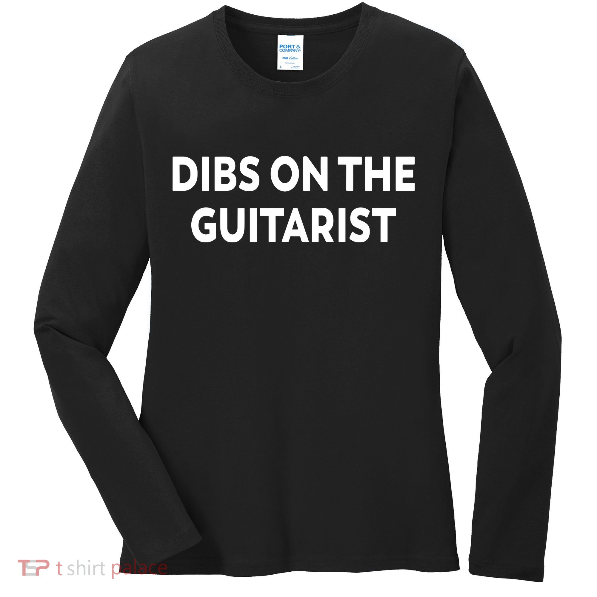 Limited Doll Hearted Dibs On The Guitarist Women's Long Sleeve Shirt
