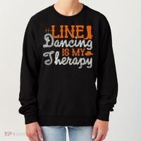Line Dancing Is My Therapy Line Dance Women's Sweatshirt thumb 0