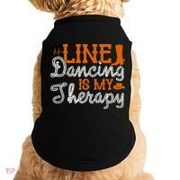 Line Dancing Is My Therapy Line Dance Doggie Tank thumb 0