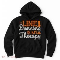 Line Dancing Is My Therapy Line Dance Hoodie thumb 0