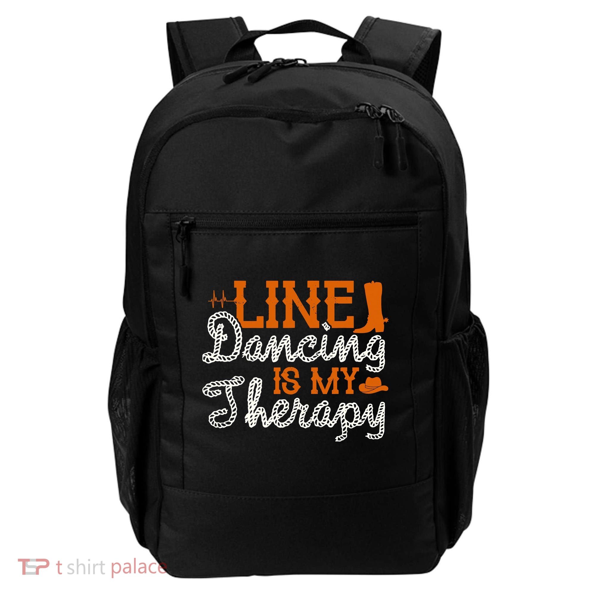 Line Dancing Is My Therapy Line Dance Backpack