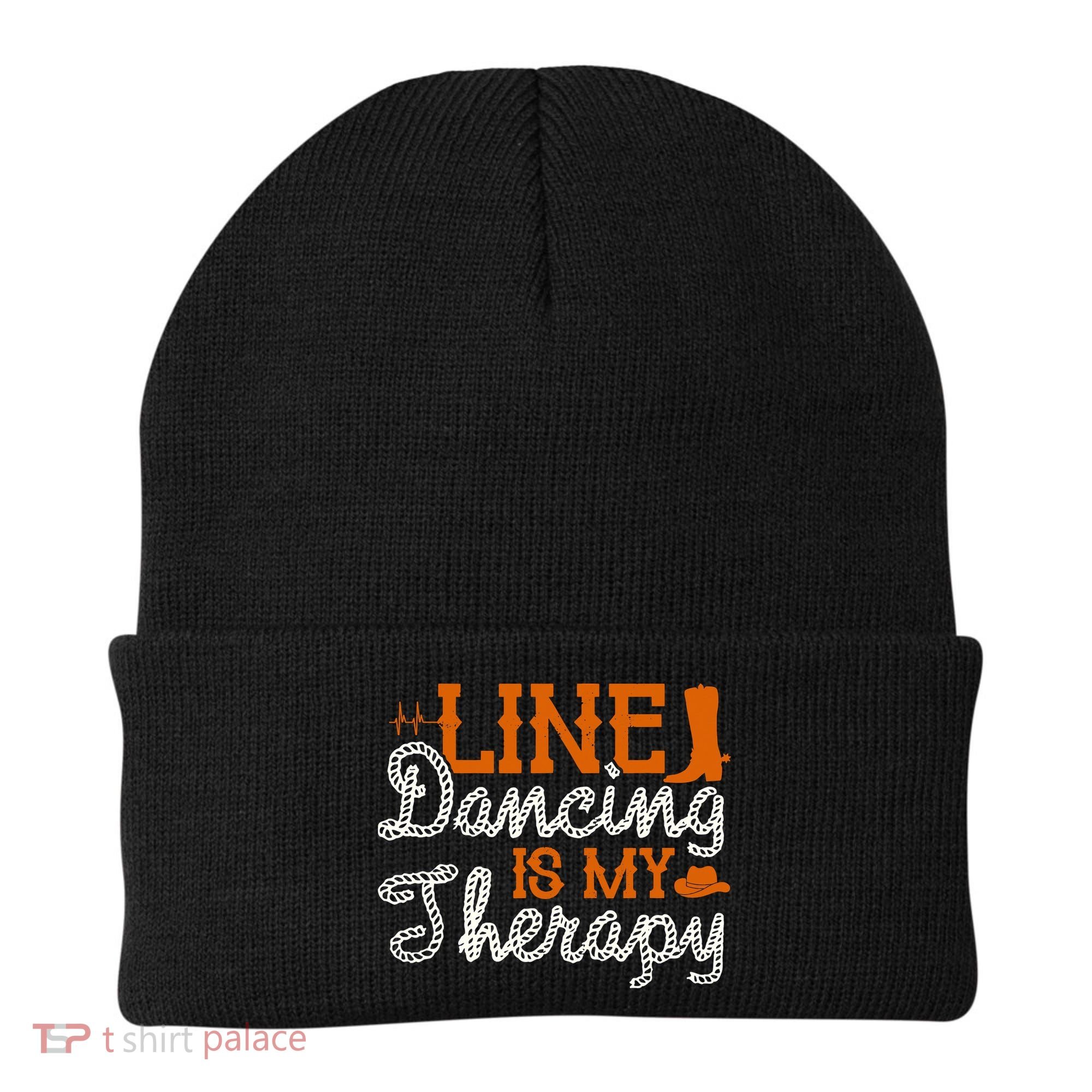 Line Dancing Is My Therapy Line Dance Beanie