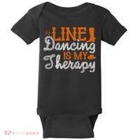Line Dancing Is My Therapy Line Dance Baby Bodysuit thumb 0