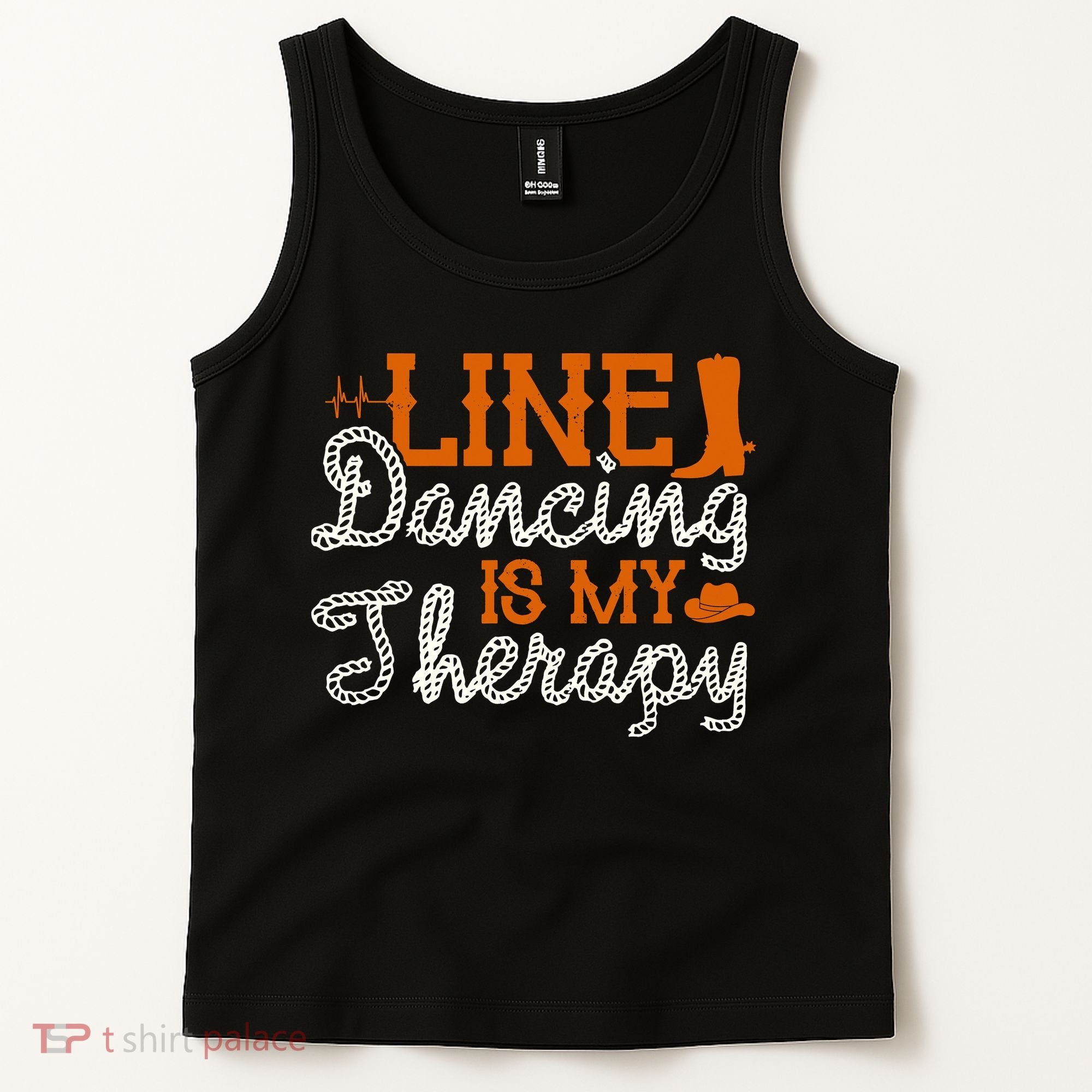 Line Dancing Is My Therapy Line Dance Tank Top