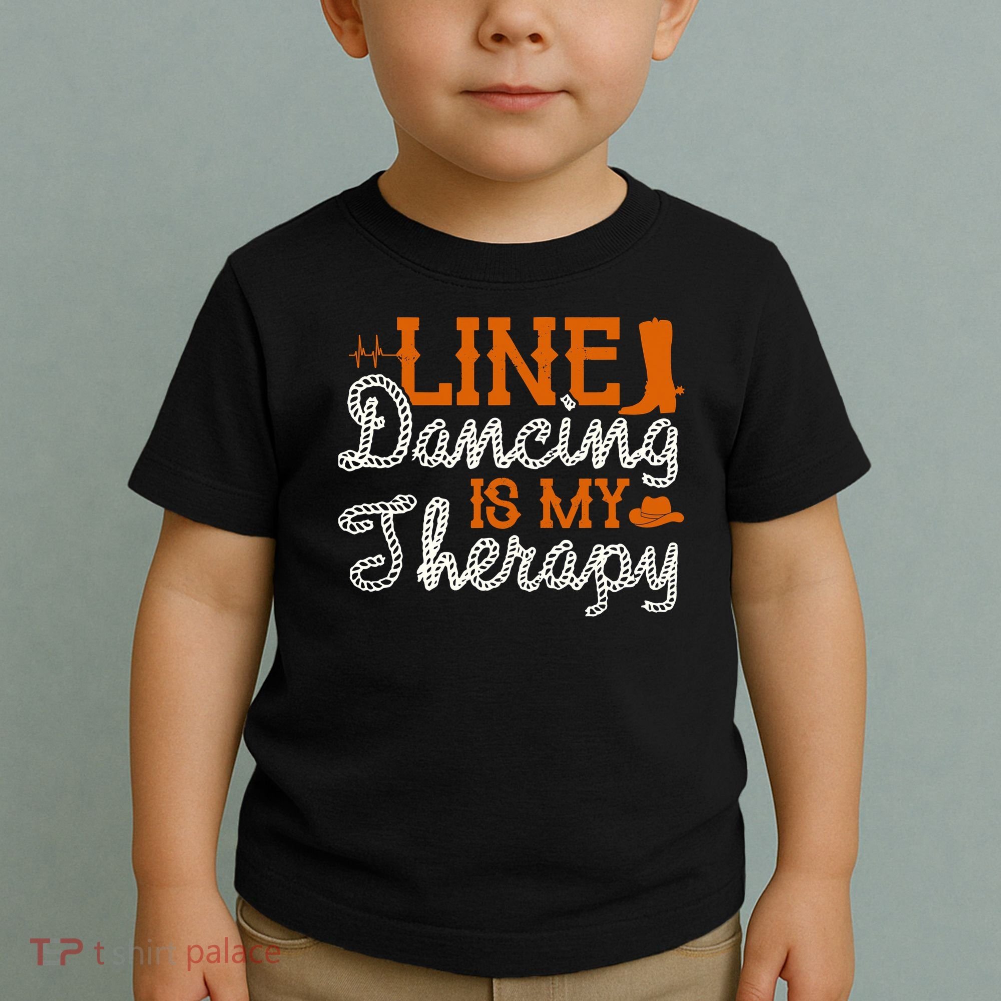 Line Dancing Is My Therapy Line Dance Toddler T-Shirt