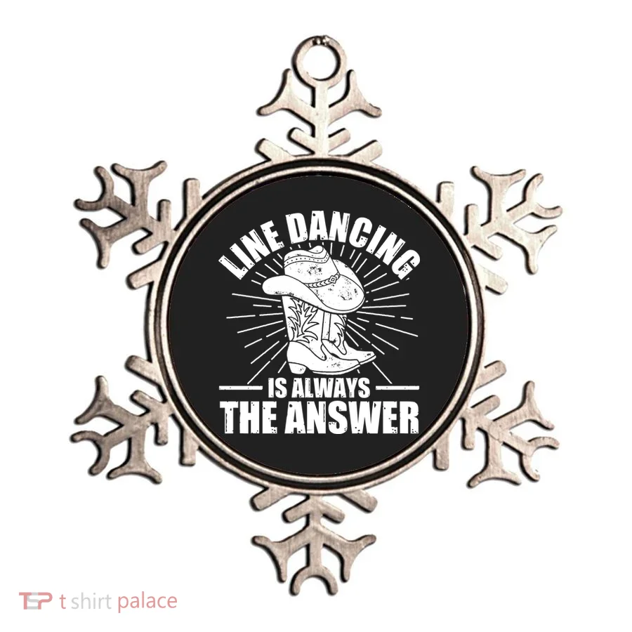 Line Dancing Is Always The Answer Ornament