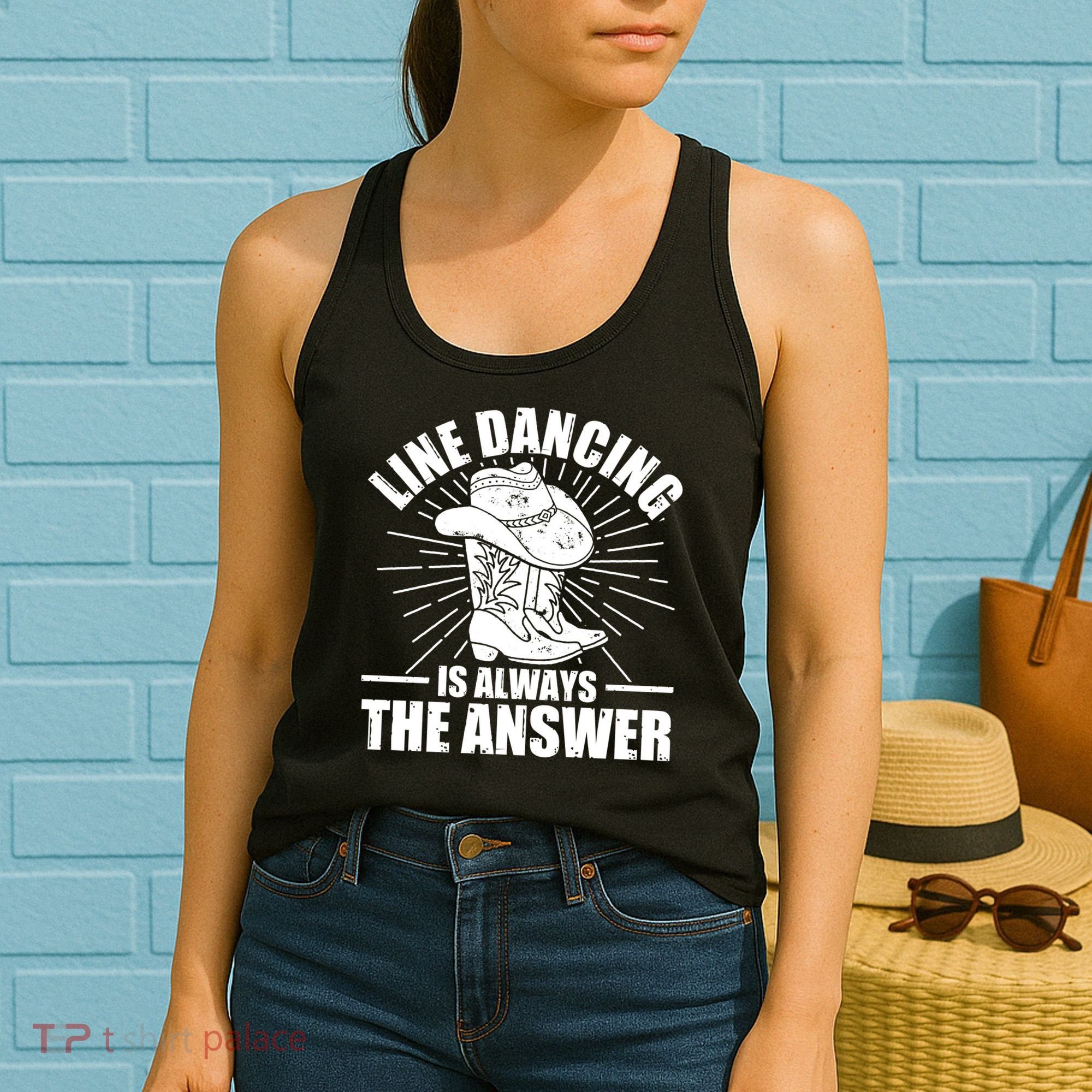 Line Dancing Is Always The Answer Women's Tank Top