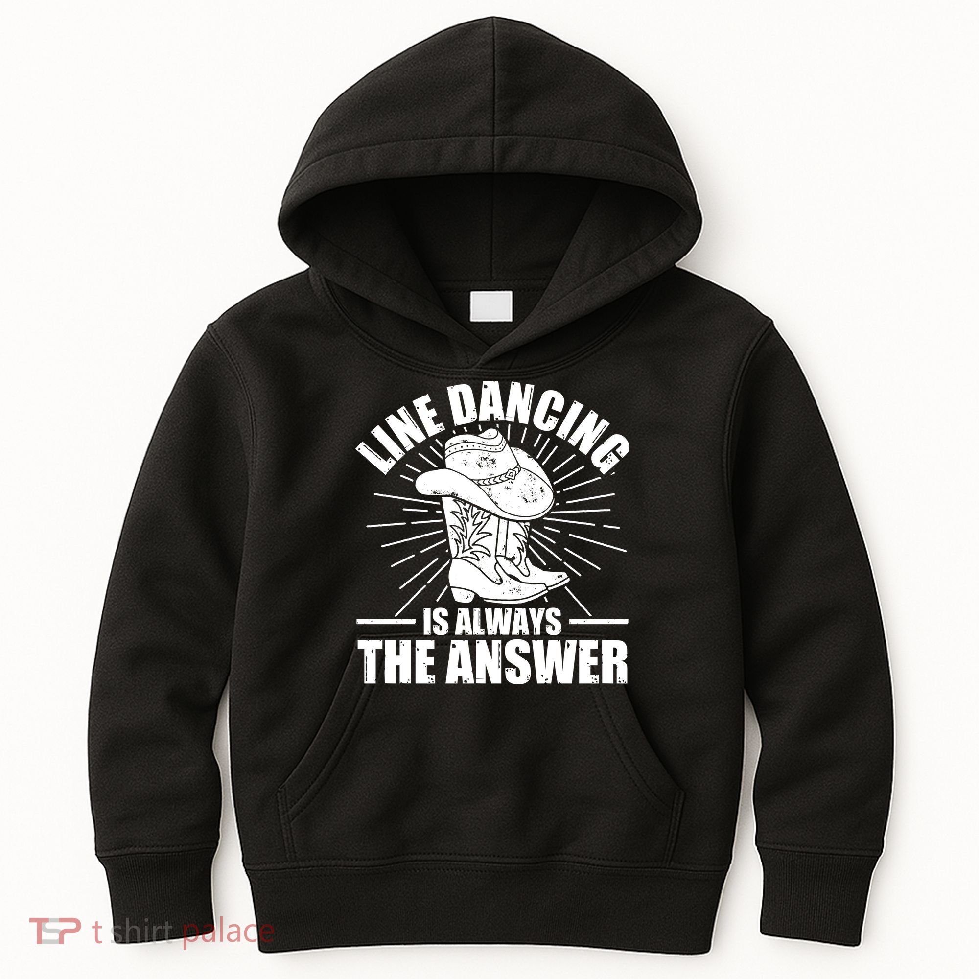 Line Dancing Is Always The Answer Kids Hoodie