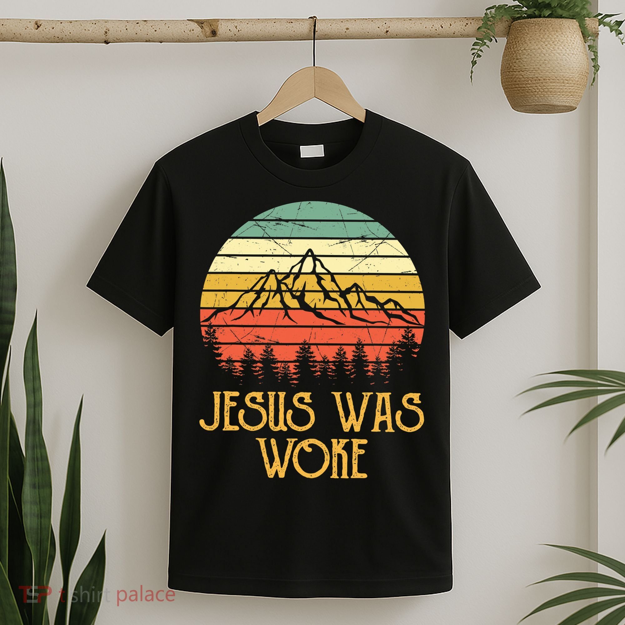 Liberal Democrat Jesus Was Woke Christian T-Shirt