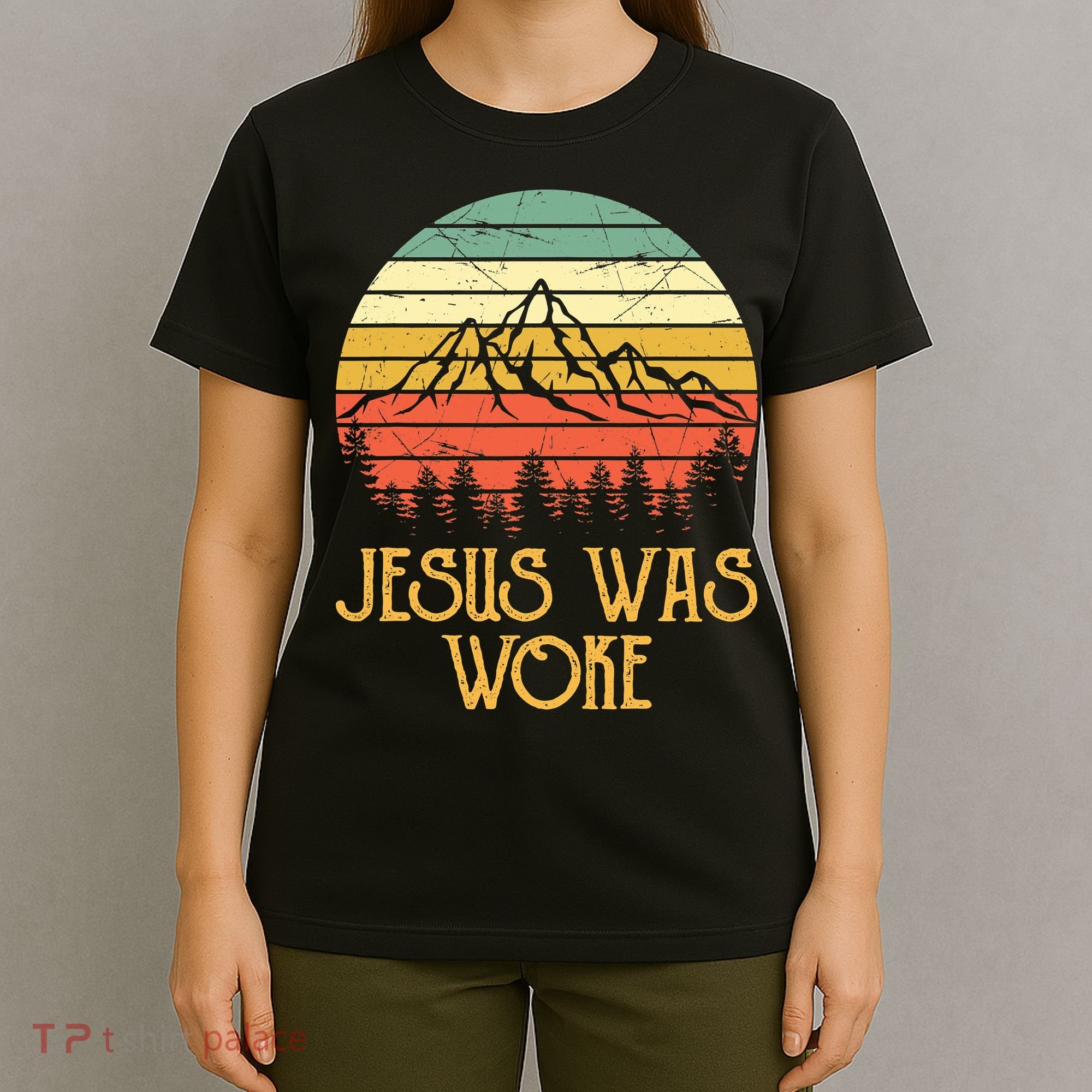 Liberal Democrat Jesus Was Woke Christian T-Shirt