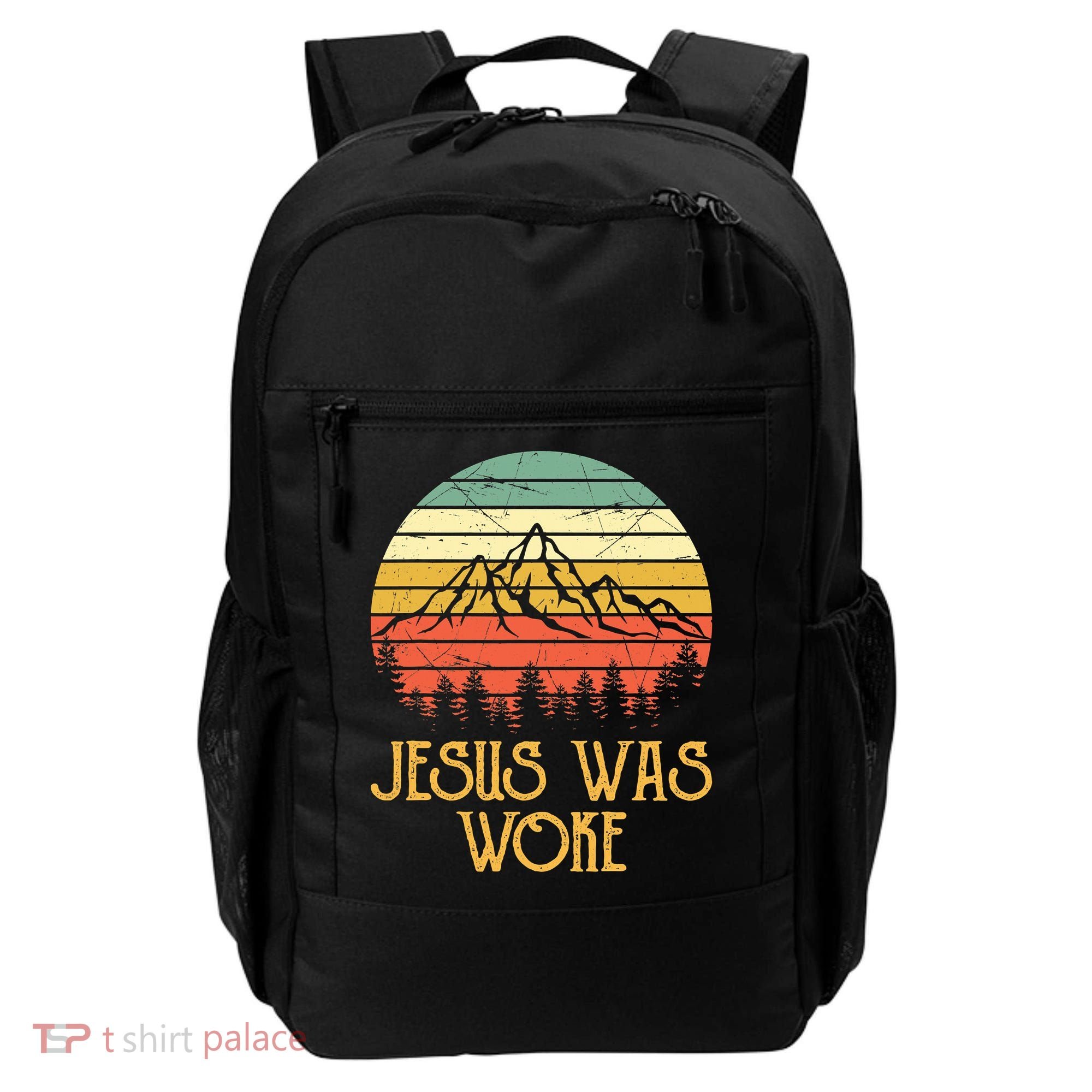 Liberal Democrat Jesus Was Woke Christian Backpack