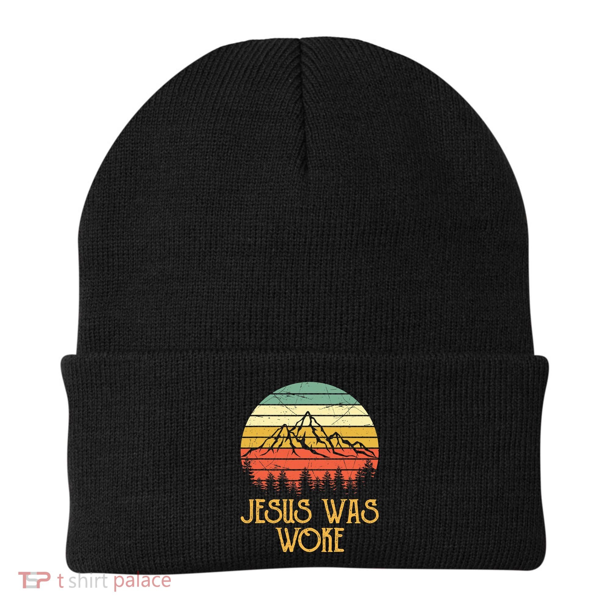 Liberal Democrat Jesus Was Woke Christian Beanie