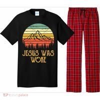 Liberal Democrat Jesus Was Woke Christian Pajama Set thumb 0