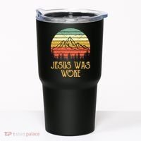 Liberal Democrat Jesus Was Woke Christian Tumbler thumb 0