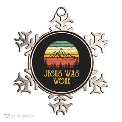 Liberal Democrat Jesus Was Woke Christian Ornament