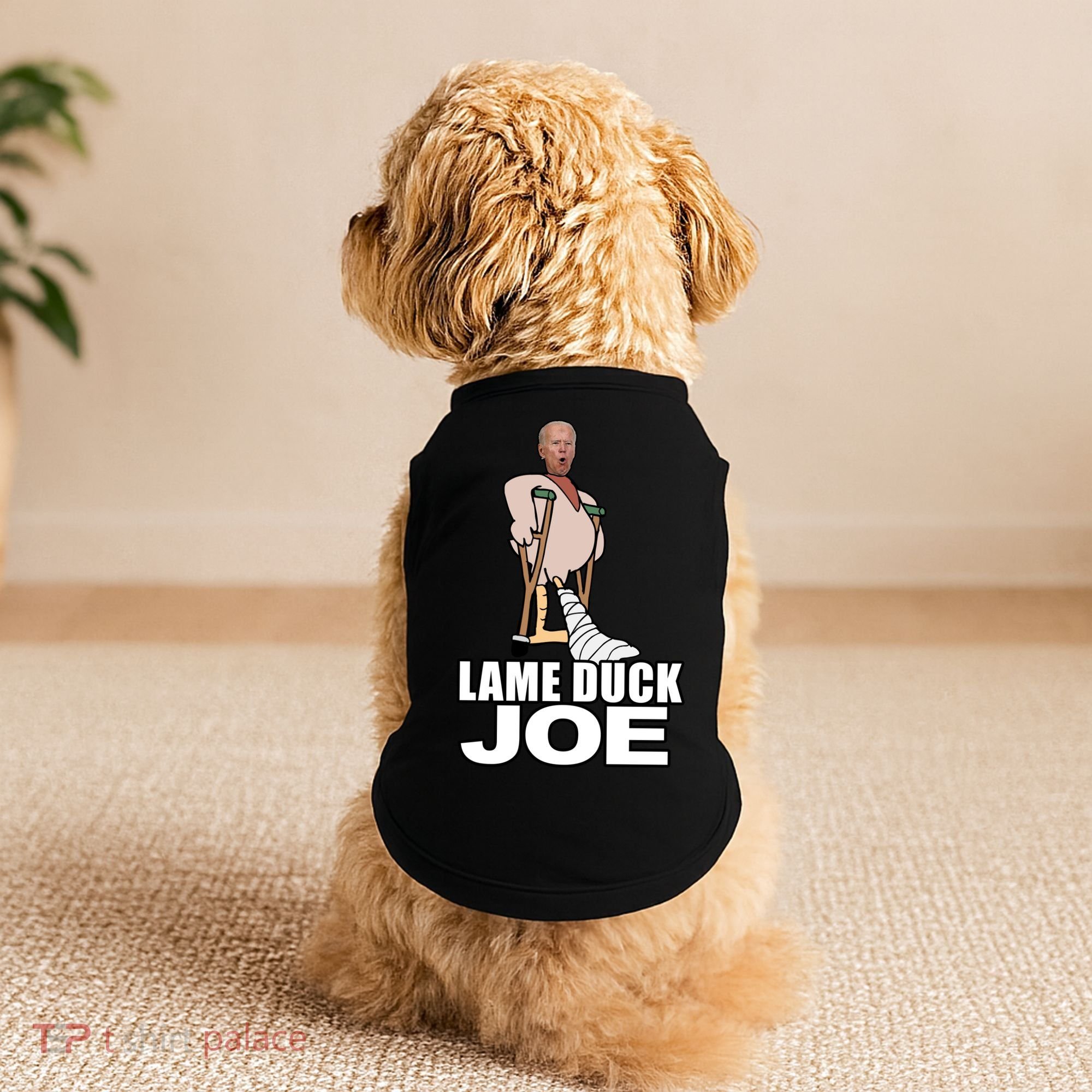 Lame Duck Joe Biden Funny Doggie Tank