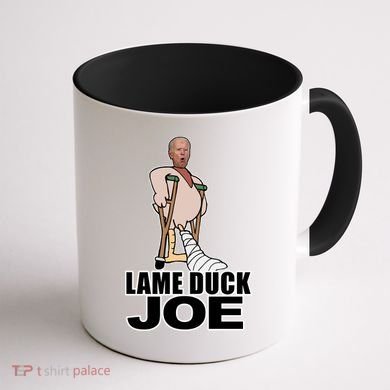 Lame Duck Joe Biden Funny Coffee Mug back