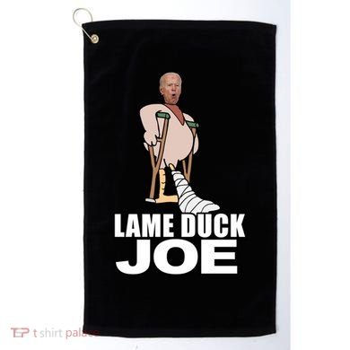 Lame Duck Joe Biden Funny Golf Towel