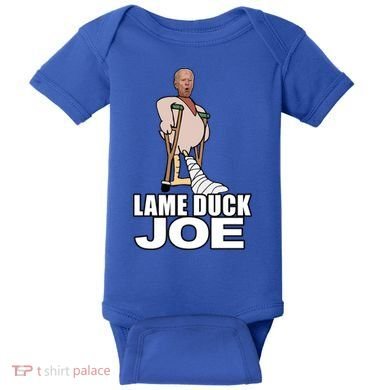 Lame Duck Joe Biden Funny Baby Bodysuit