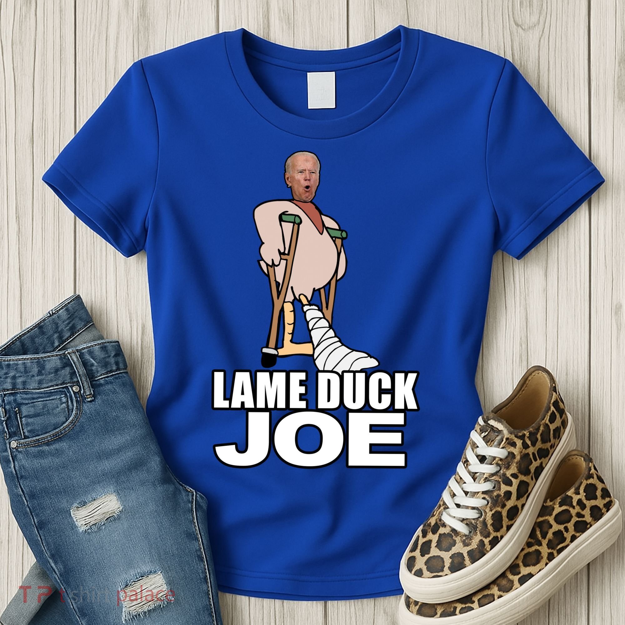 Lame Duck Joe Biden Funny Women's T-Shirt