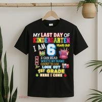 Last Day Kindergarten 1st Grade Here We Come Graduation For Kid T-Shirt thumb 2