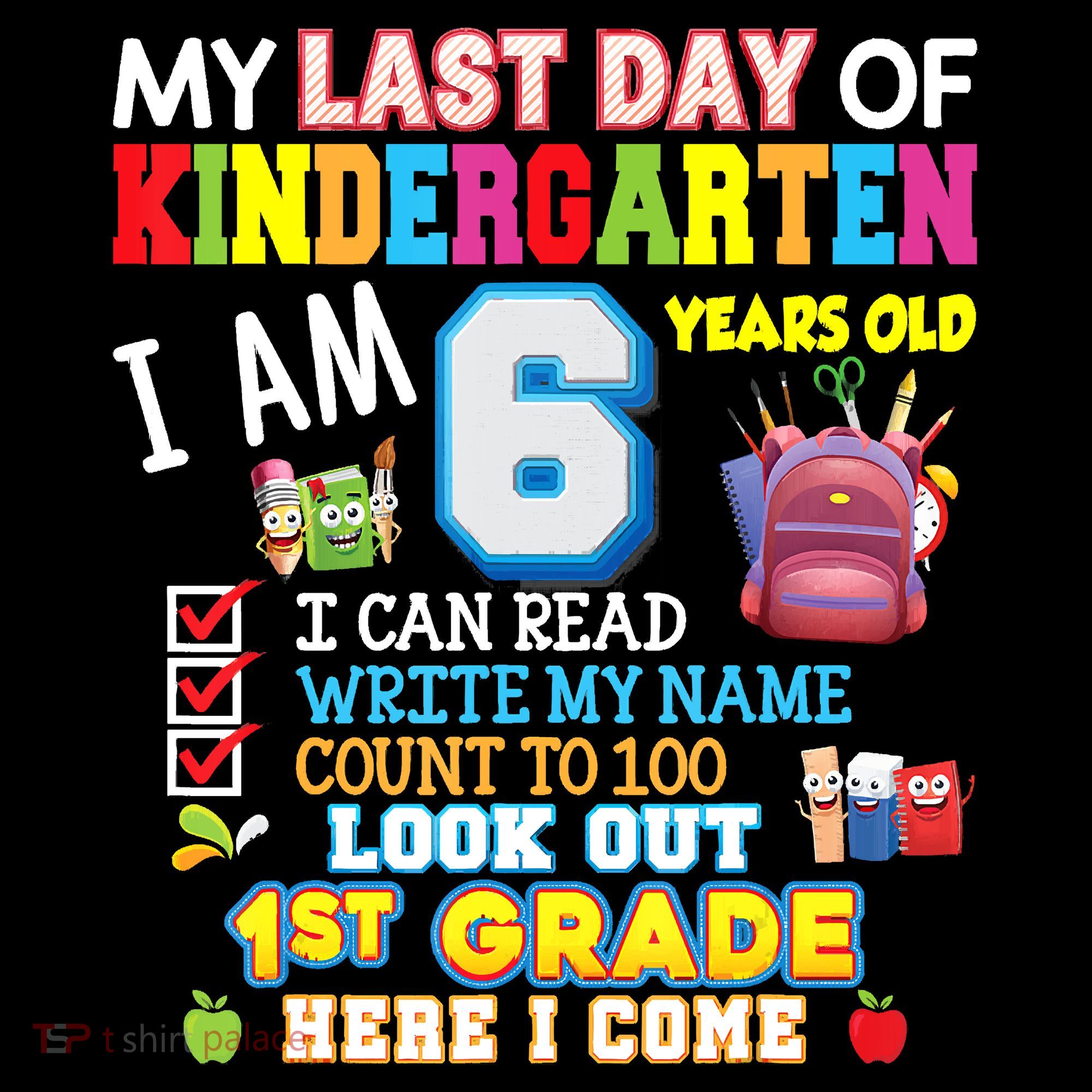 Last Day Kindergarten 1st Grade Here We Come Graduation For Kid Coffee Mug