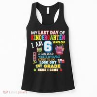 Last Day Kindergarten 1st Grade Here We Come Graduation For Kid Women's Tank Top thumb 0
