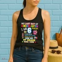 Last Day Kindergarten 1st Grade Here We Come Graduation For Kid Women's Tank Top thumb 2