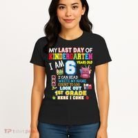 Last Day Kindergarten 1st Grade Here We Come Graduation For Kid Women's T-Shirt thumb 4