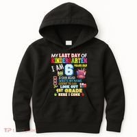 Last Day Kindergarten 1st Grade Here We Come Graduation For Kid Kids Hoodie thumb 0