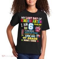 Last Day Kindergarten 1st Grade Here We Come Graduation For Kid Kids T-Shirt thumb 2