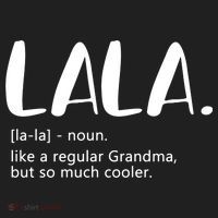 Lala Dictionary Like A Regular Grandma But Cooler Funny Women's Sweatshirt thumb 2