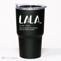 Lala Dictionary Like A Regular Grandma But Cooler Funny Tumbler thumb 0