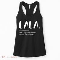Lala Dictionary Like A Regular Grandma But Cooler Funny Women's Tank Top thumb 0
