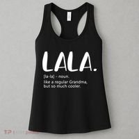 Lala Dictionary Like A Regular Grandma But Cooler Funny Women's Tank Top thumb 3