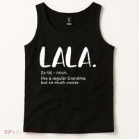 Lala Dictionary Like A Regular Grandma But Cooler Funny Tank Top thumb 2