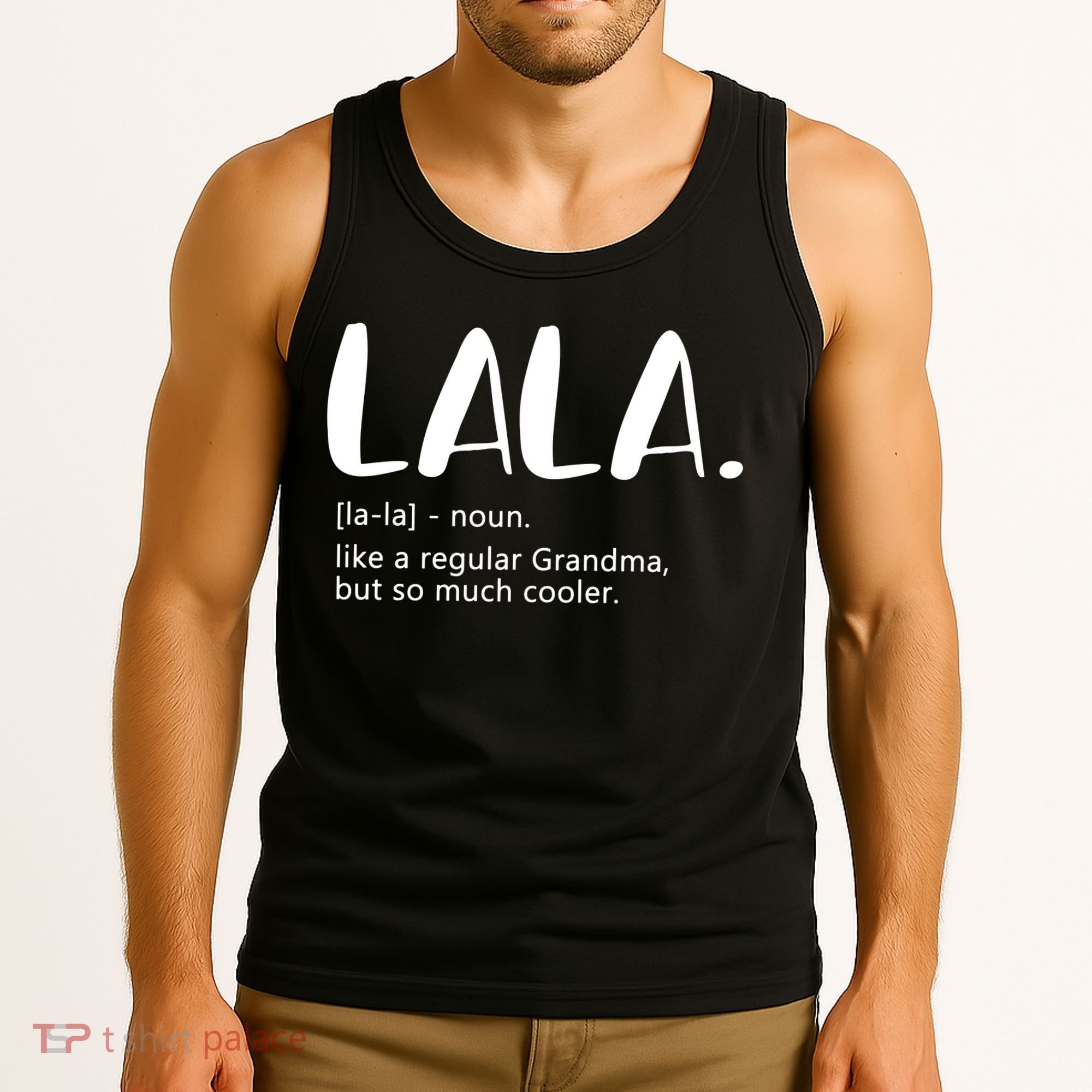 Lala Dictionary Like A Regular Grandma But Cooler Funny Tank Top