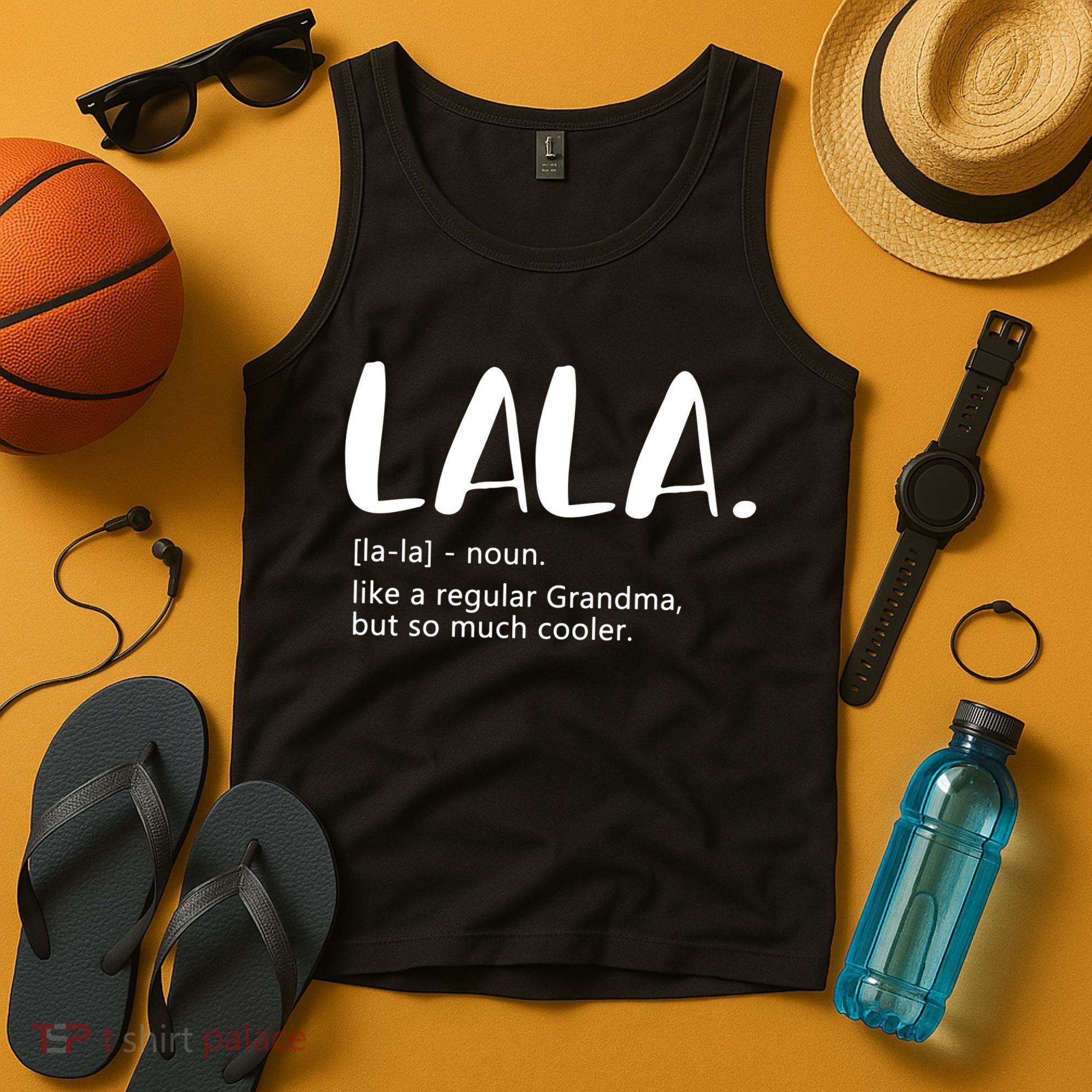 Lala Dictionary Like A Regular Grandma But Cooler Funny Tank Top