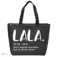 Lala Dictionary Like A Regular Grandma But Cooler Funny Tote Bag thumb 0